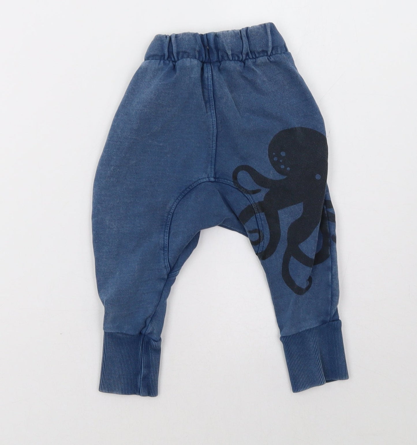 Mini Club Boys Blue   Jogger Trousers Size 9 Months