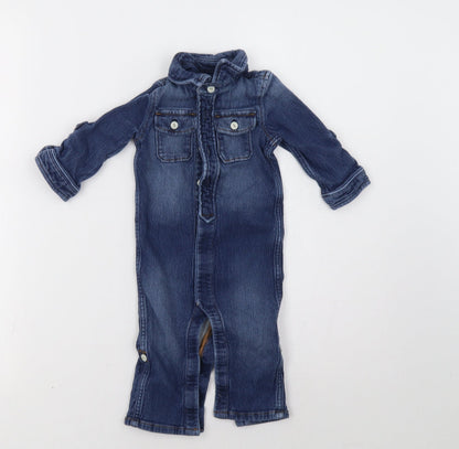 Gap Baby Blue   Dungaree One-Piece Size 6-9 Months