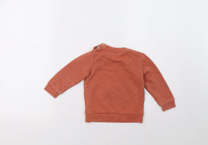 F&F Baby Orange   Pullover Jumper Size 12-18 Months