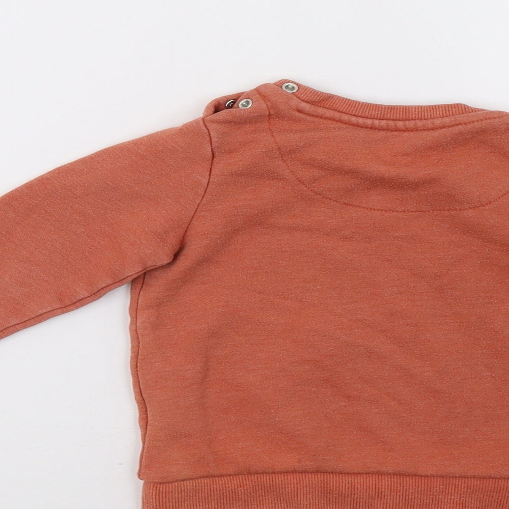 F&F Baby Orange   Pullover Jumper Size 12-18 Months