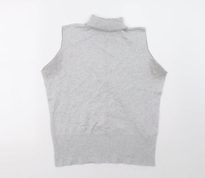 Additional front view of F&F women’s grey pullover sweatshirt, size UK 16