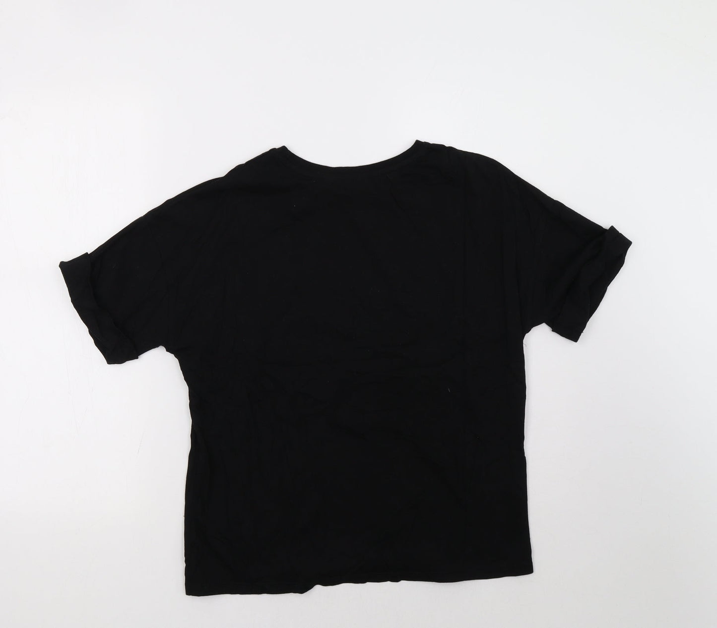 F&F Womens Black   Basic T-Shirt Size 12