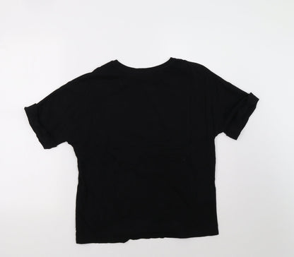 F&F Womens Black   Basic T-Shirt Size 12