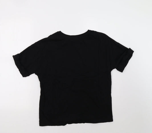 F&F Womens Black   Basic T-Shirt Size 12