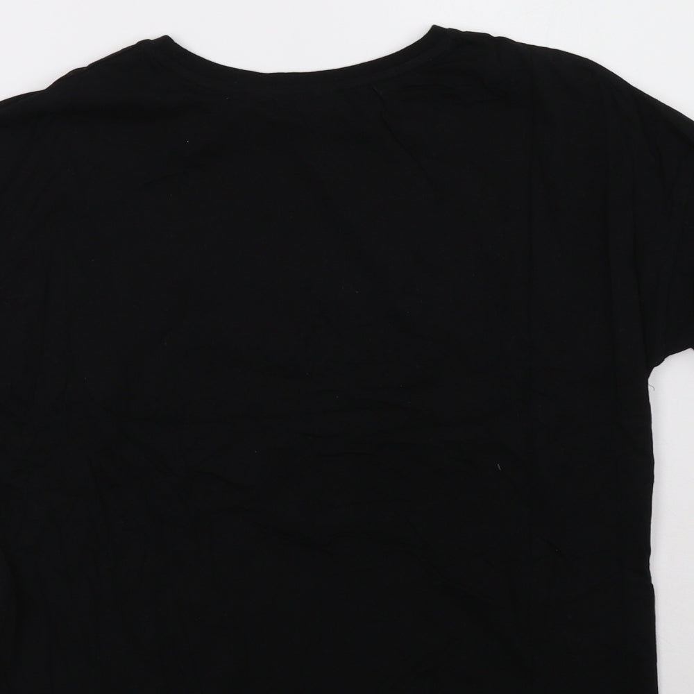F&F Womens Black   Basic T-Shirt Size 12