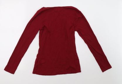 Dorothy Perkins Womens Red   Pullover Sweatshirt Size 12