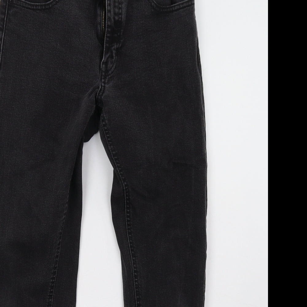 Womens UK Size 8 Marks and Spencer Regular Fit Straight Black Jeans