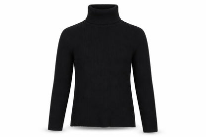 Front view of Next girls’ black pullover sweatshirt, size 8, years