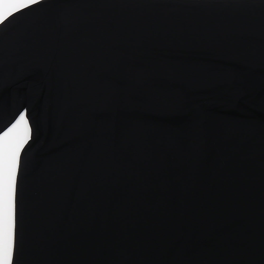Womens UK Size 10 Marks and Spencer Black Pullover Sweatshirt
