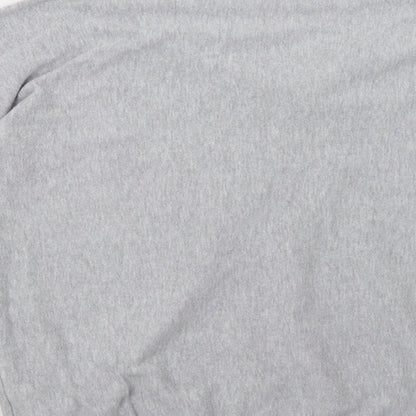 Brand and care label for Peacocks women’s grey pullover sweatshirt, size UK 14