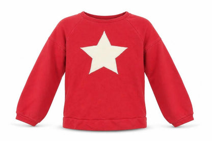 Front view of Gap girls’ red jumper, size M