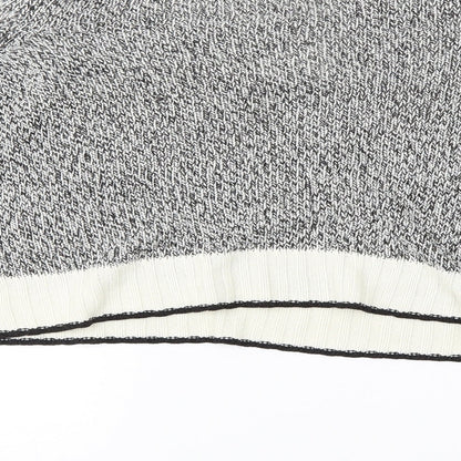 Womens UK Size S H&M Grey Cropped Blouse