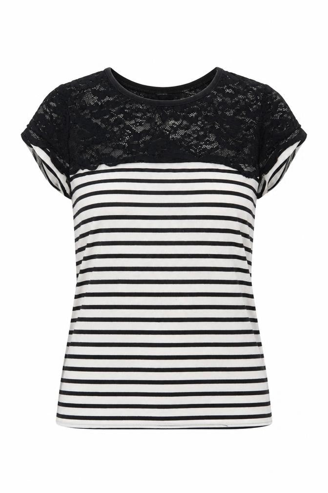 Womens UK Size S H&M Black Basic Blouse