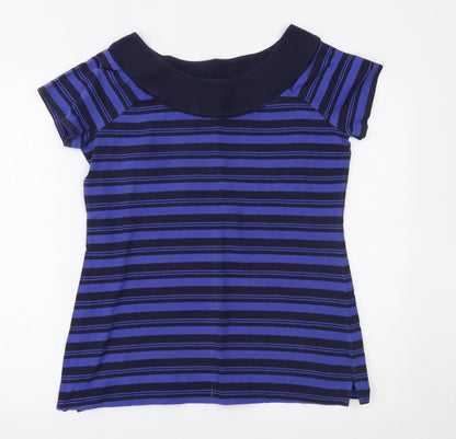 Womens UK Size 16 NEXT Blue Basic Blouse