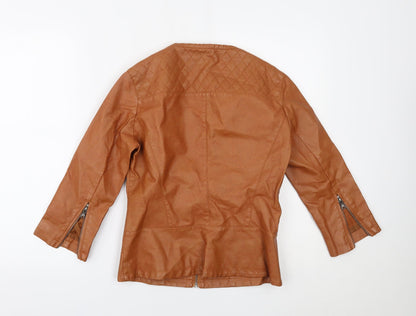 Calliope Womens Brown   Jacket  Size S