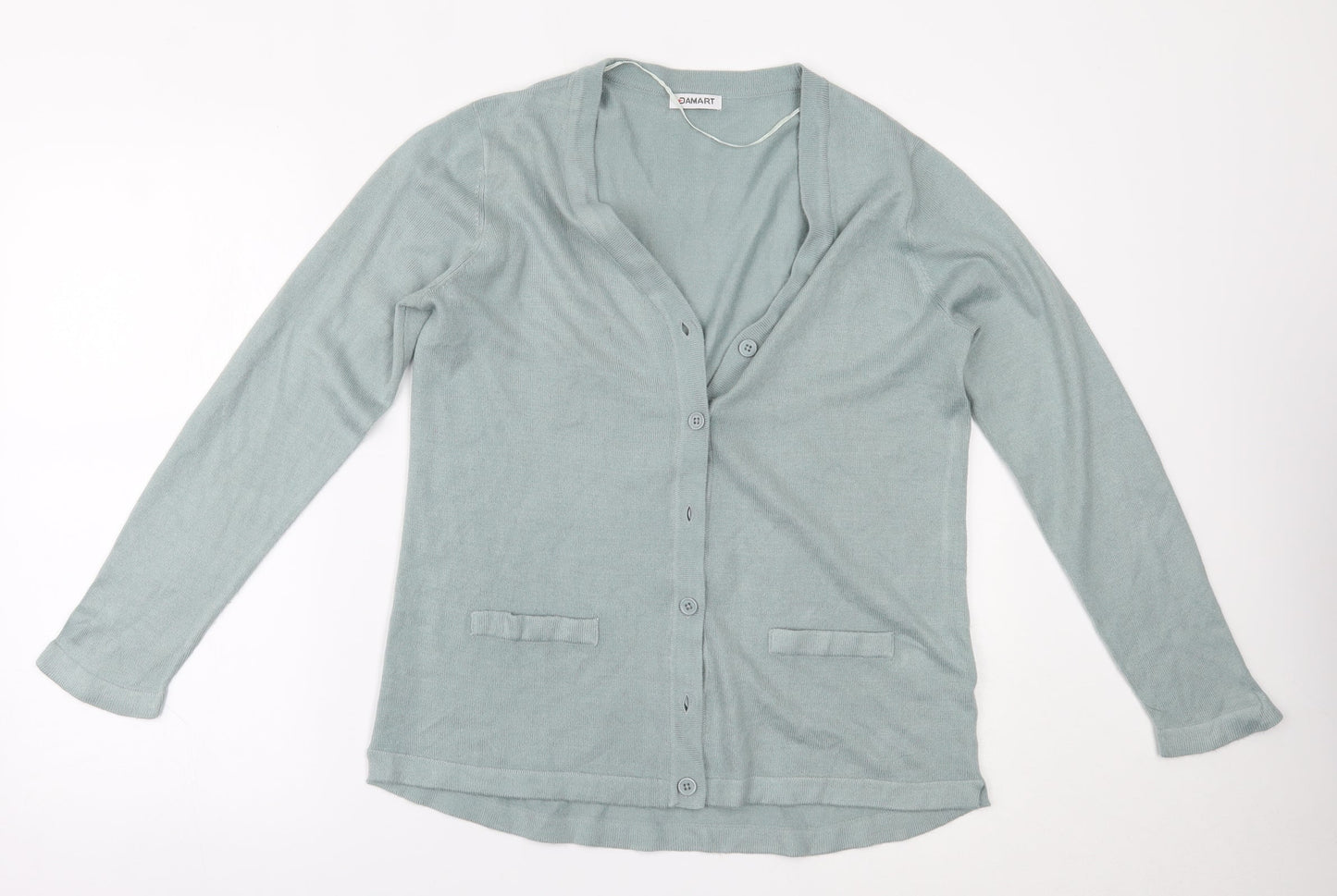 Damart Womens Green   Cardigan Jumper Size 12