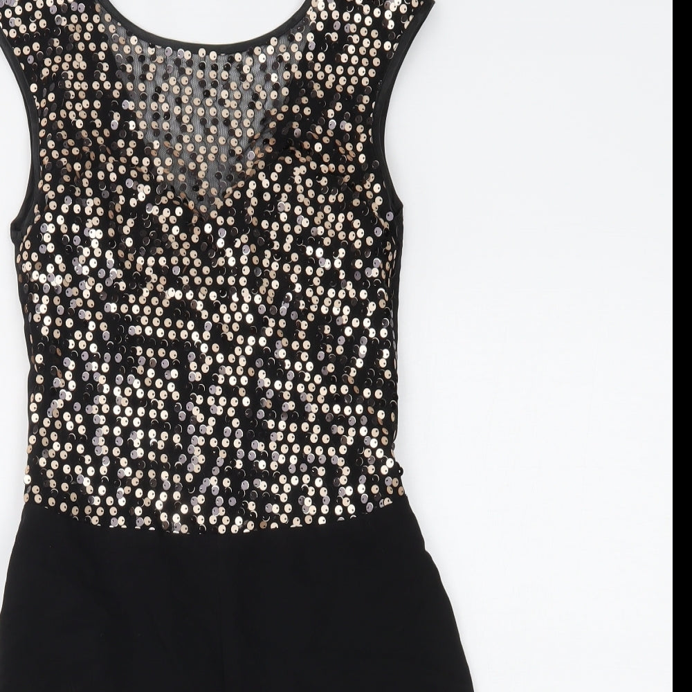 Miss Selfridge Womens Black   Romper One-Piece Size 6