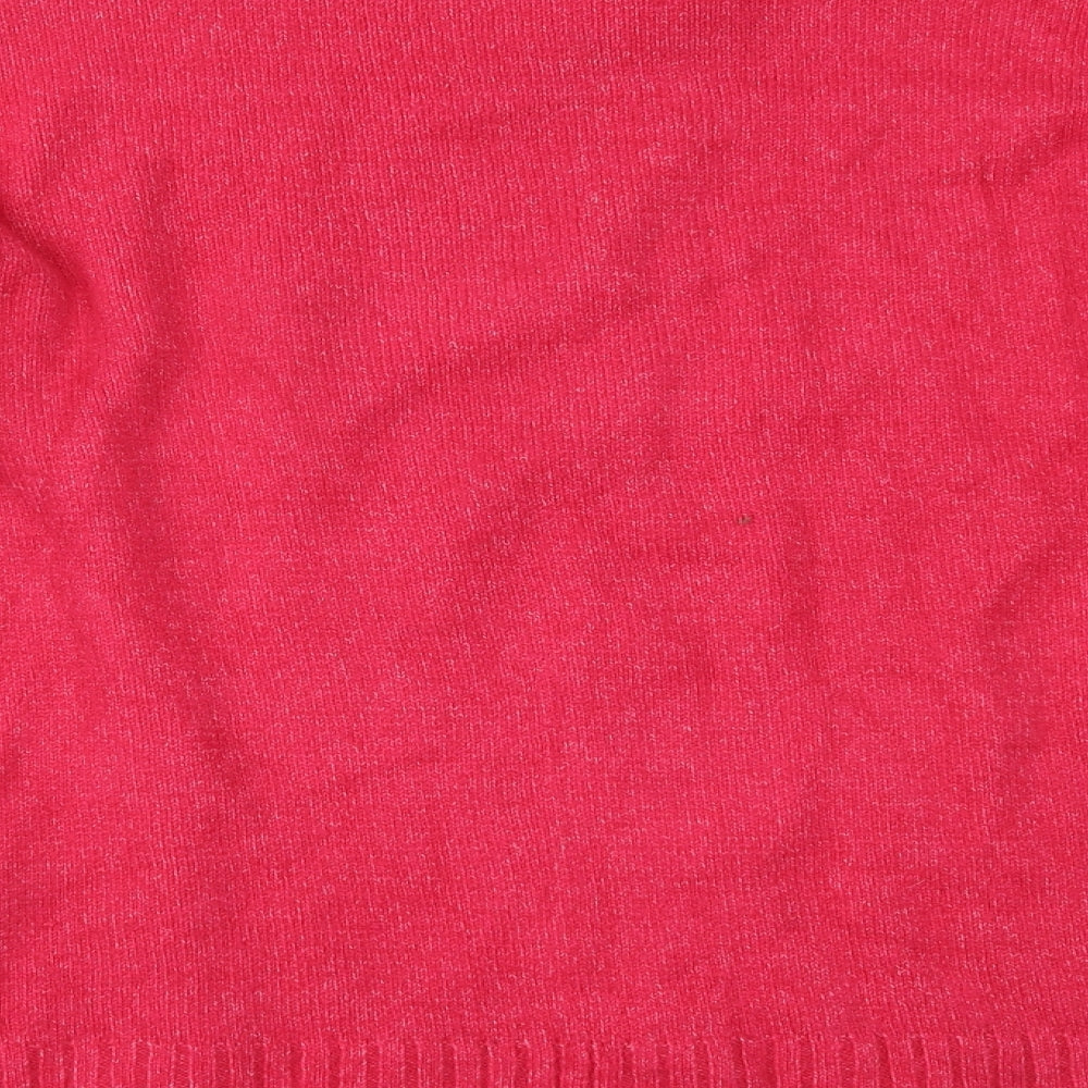 Womens UK Size L Marks and Spencer Pink Pullover Jumper