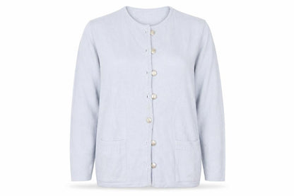 Womens UK Size M CANDA Blue Cardigan Jumper