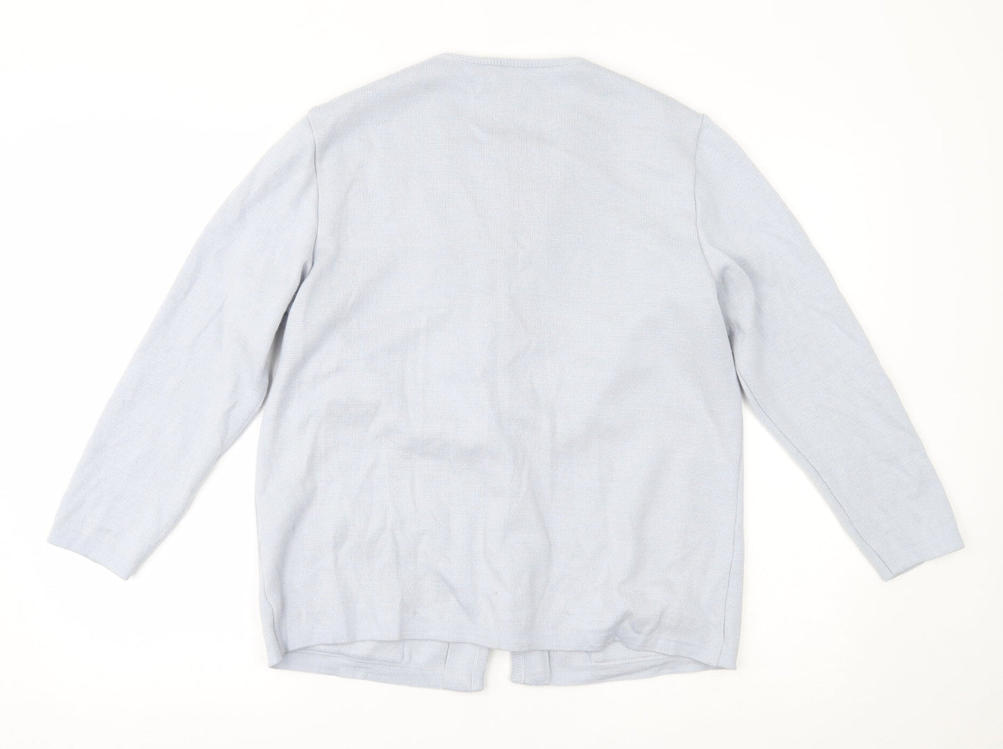 Womens UK Size M CANDA Blue Cardigan Jumper