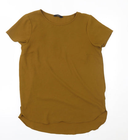 Womens UK Size 12 New Look Green Basic Blouse