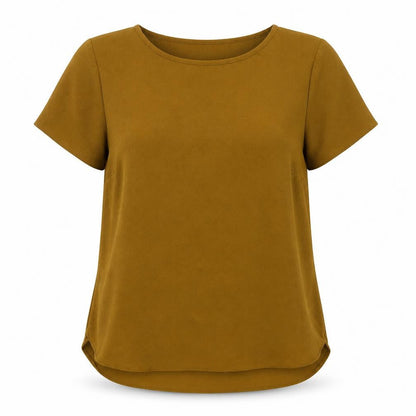 Womens UK Size 12 New Look Green Basic Blouse
