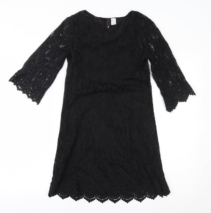 H&M Womens Black   A-Line  Size 6