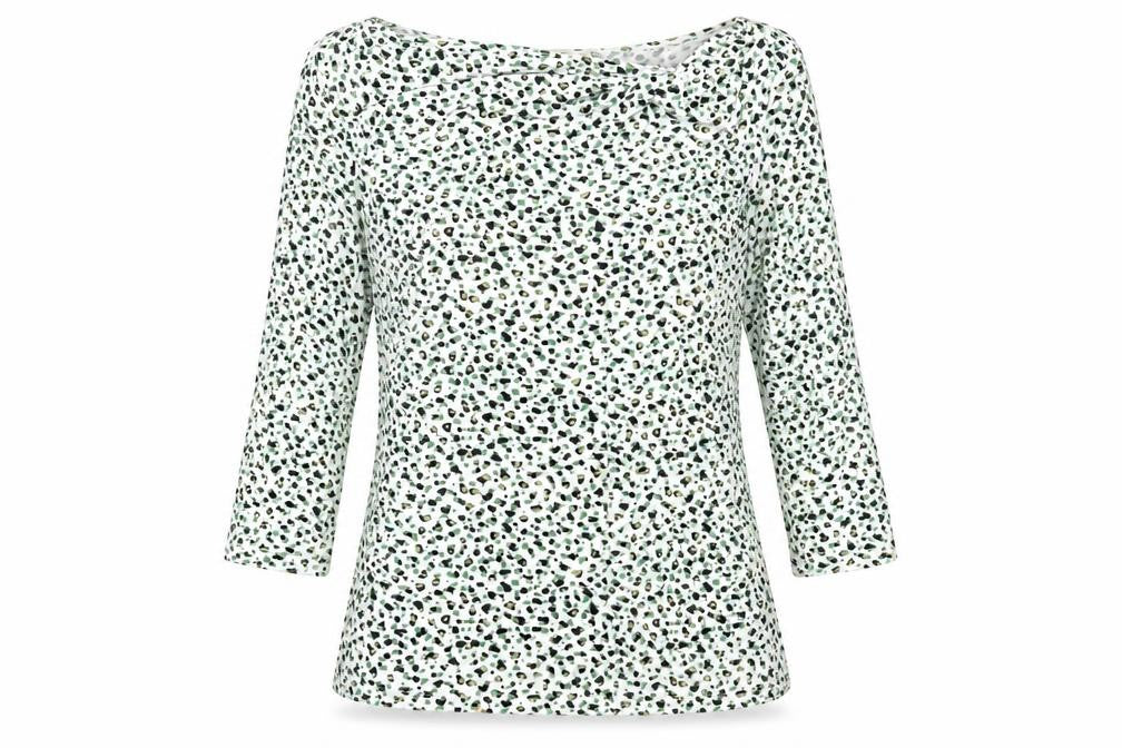 Womens UK Size L Linea Green Basic Blouse