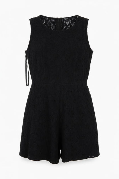Womens UK Size 8 Atmosphere One-Piece Black Romper
