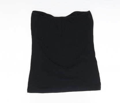 Womens UK Size 10 South Black Basic Blouse
