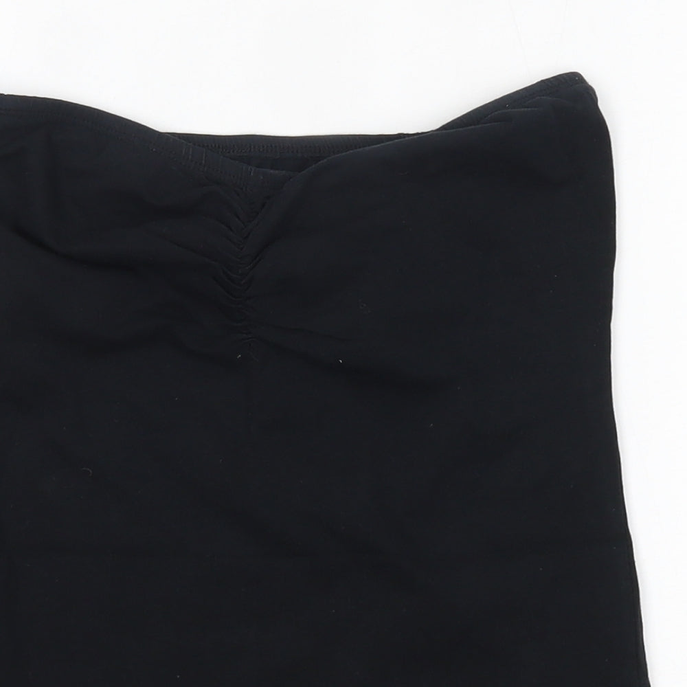 Womens UK Size 10 South Black Basic Blouse