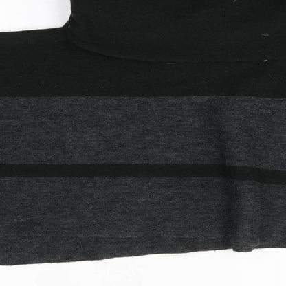 F&F Womens Grey Striped   Poncho Size S