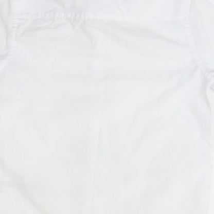 M&S Boys White   Basic Button-Up Size 8-9 Years