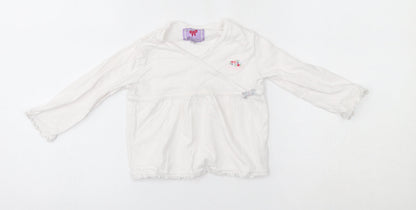 Debenhams Baby White   Wrap T-Shirt Size 18-24 Months