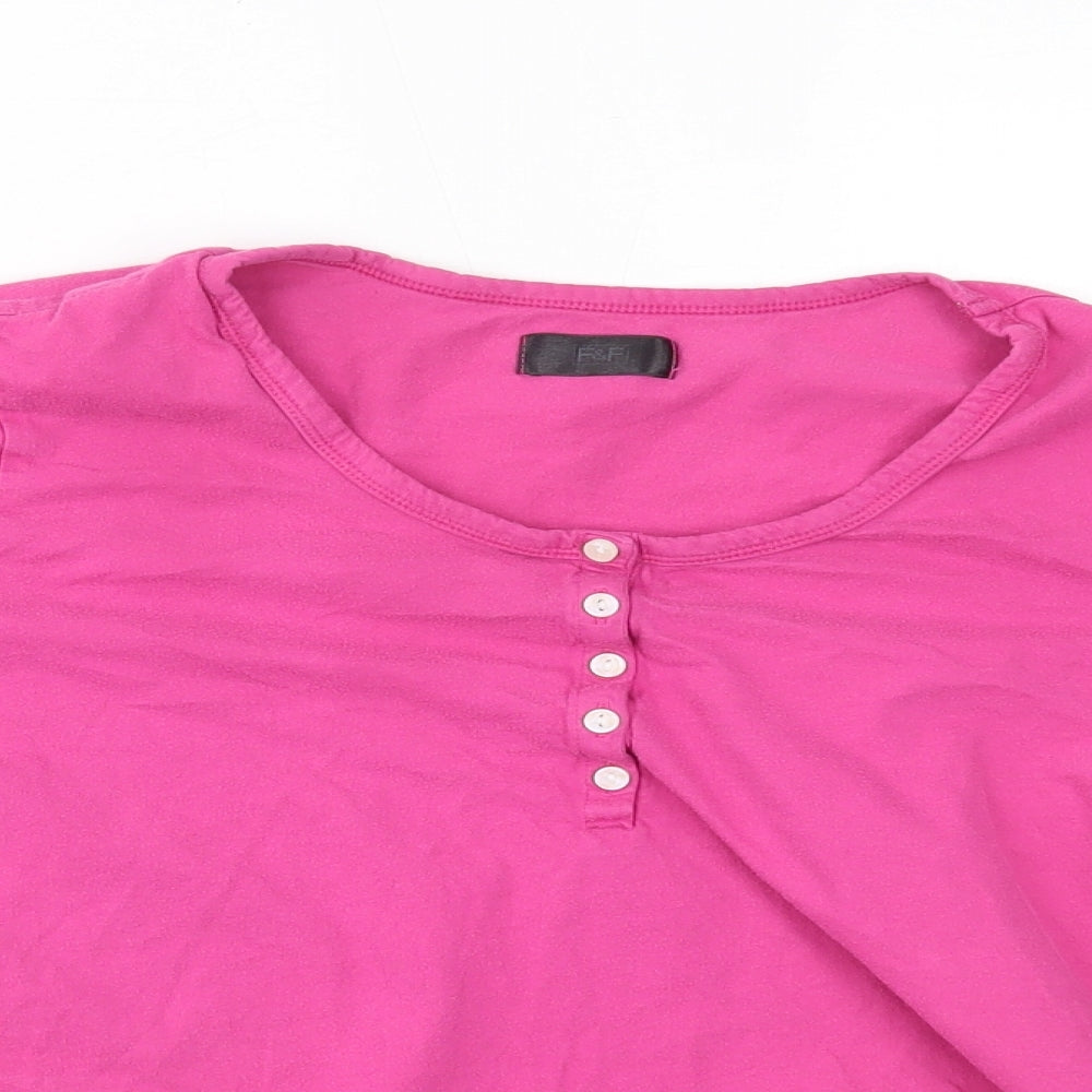 F&F Womens Pink   Pullover Jumper Size 8
