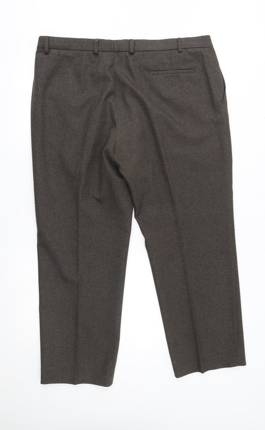 Womens UK Size 40 M&S Regular Fit  Grey Trousers