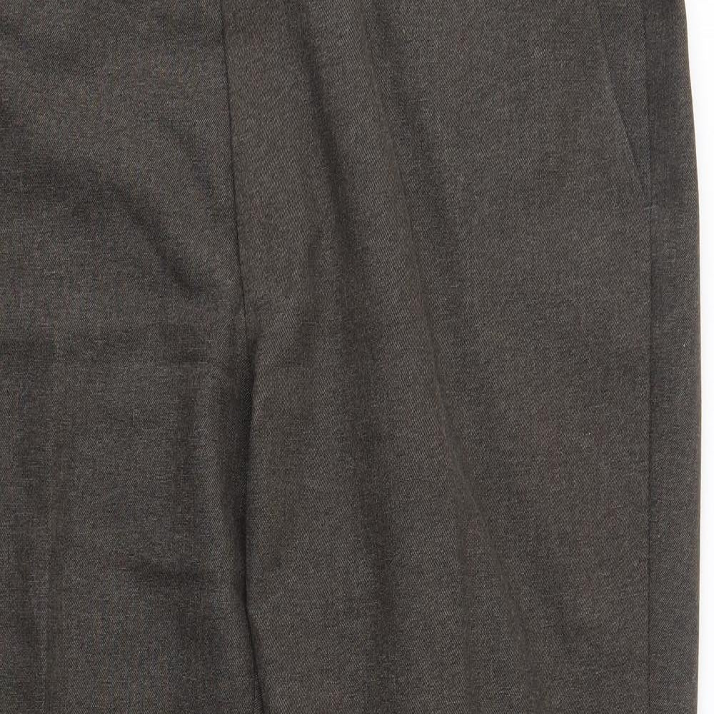 Womens UK Size 40 M&S Regular Fit  Grey Trousers