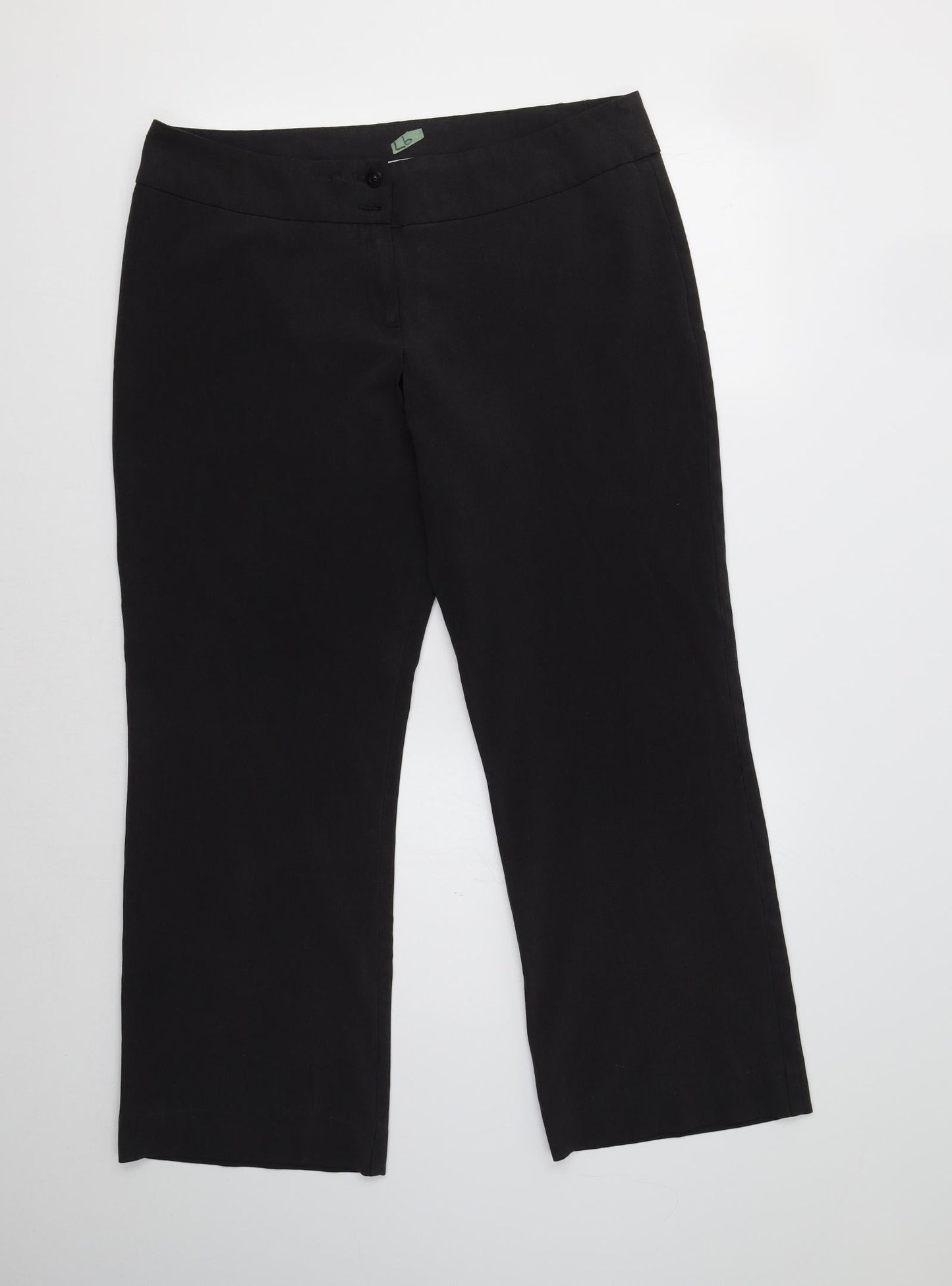 Womens UK Size 18 CMD Regular Fit Dress Pants Grey Trousers