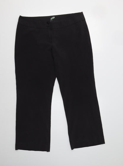 Womens UK Size 18 CMD Regular Fit Dress Pants Grey Trousers