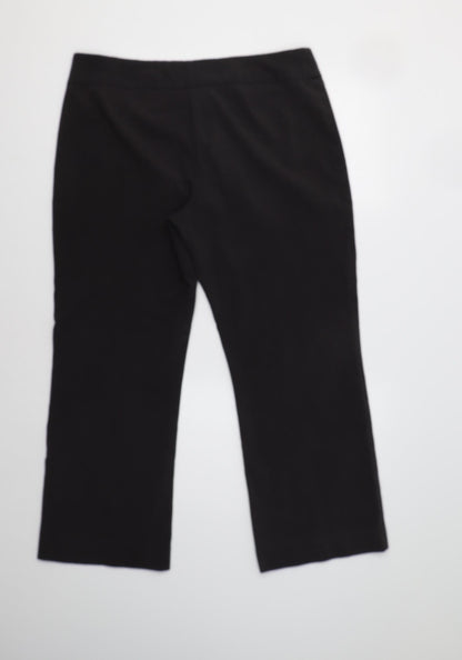 Womens UK Size 18 CMD Regular Fit Dress Pants Grey Trousers