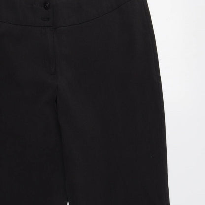 Womens UK Size 18 CMD Regular Fit Dress Pants Grey Trousers