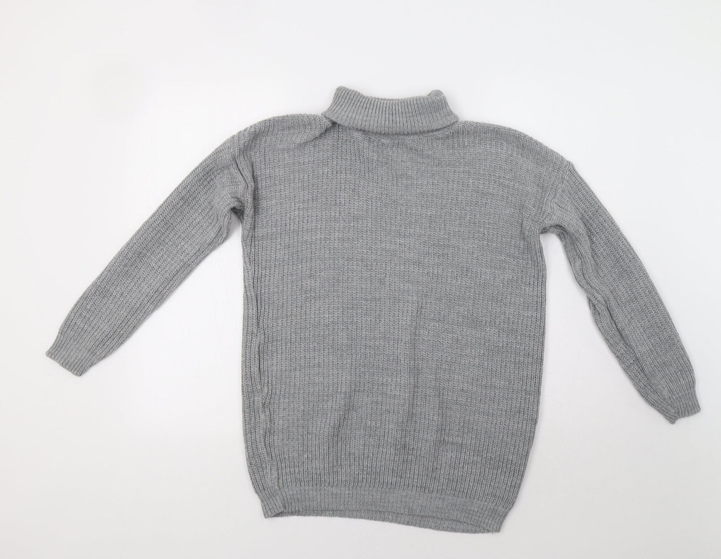 Womens UK Size M Preworn Grey Pullover Jumper