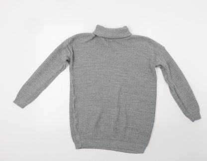 Womens UK Size M Preworn Grey Pullover Jumper