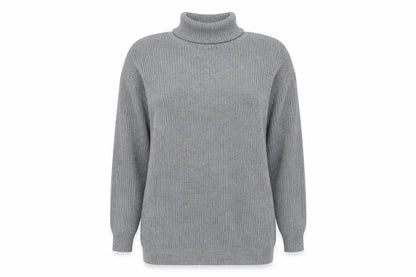Womens UK Size M Preworn Grey Pullover Jumper