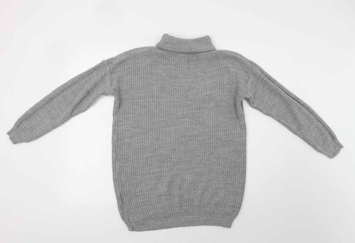 Womens UK Size M Preworn Grey Pullover Jumper