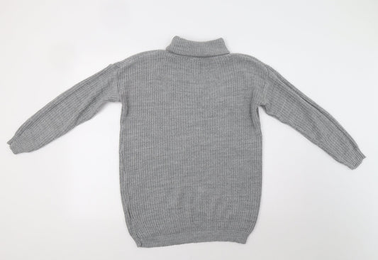 Womens UK Size M Preworn Grey Pullover Jumper