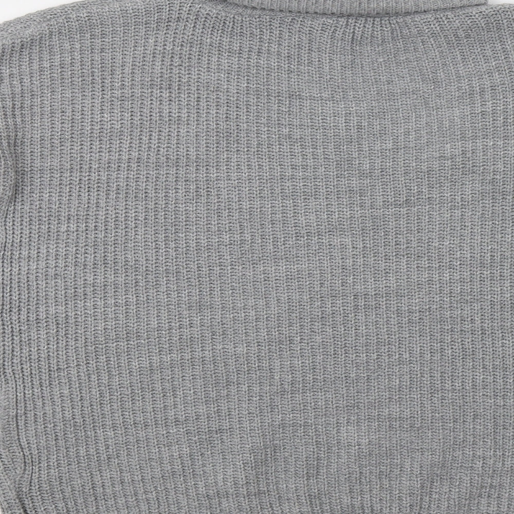 Womens UK Size M Preworn Grey Pullover Jumper