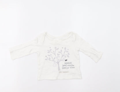 George Baby White   Basic Blouse Size 6-9 Months