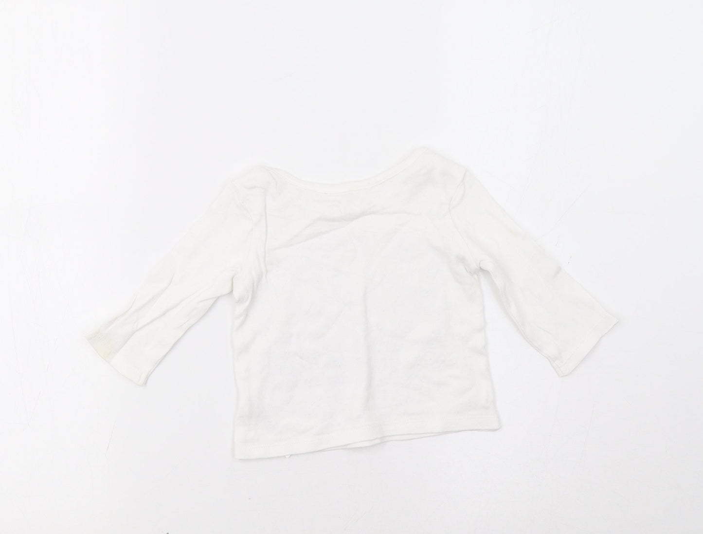 George Baby White   Basic Blouse Size 6-9 Months
