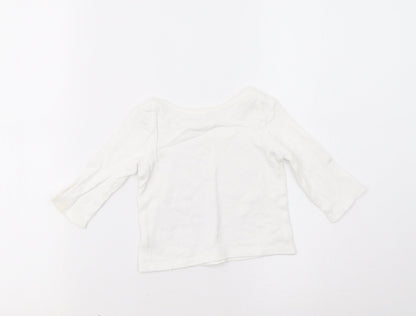 George Baby White   Basic Blouse Size 6-9 Months